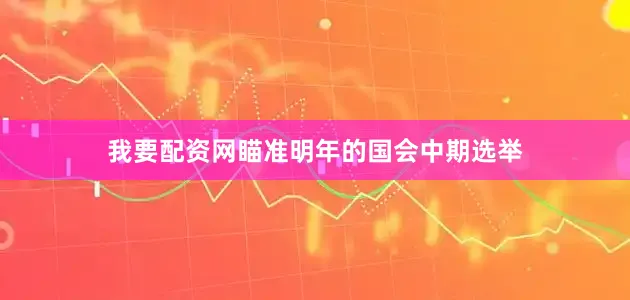 我要配资网瞄准明年的国会中期选举